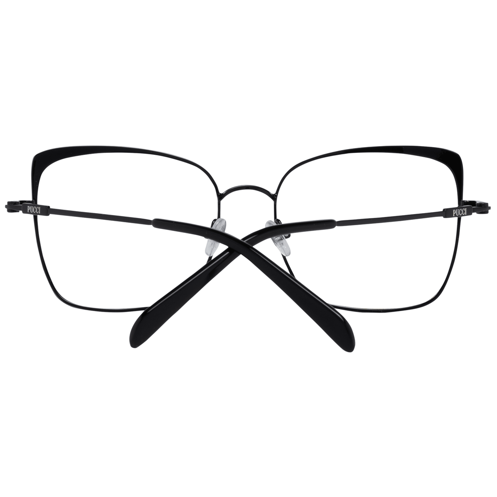 Lunettes (monture) en métal noir Emilio Pucci