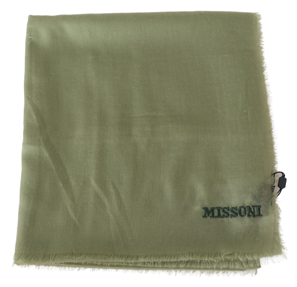 Missoni Écharpe Tour de Cou Unisexe en Cachemire Vert