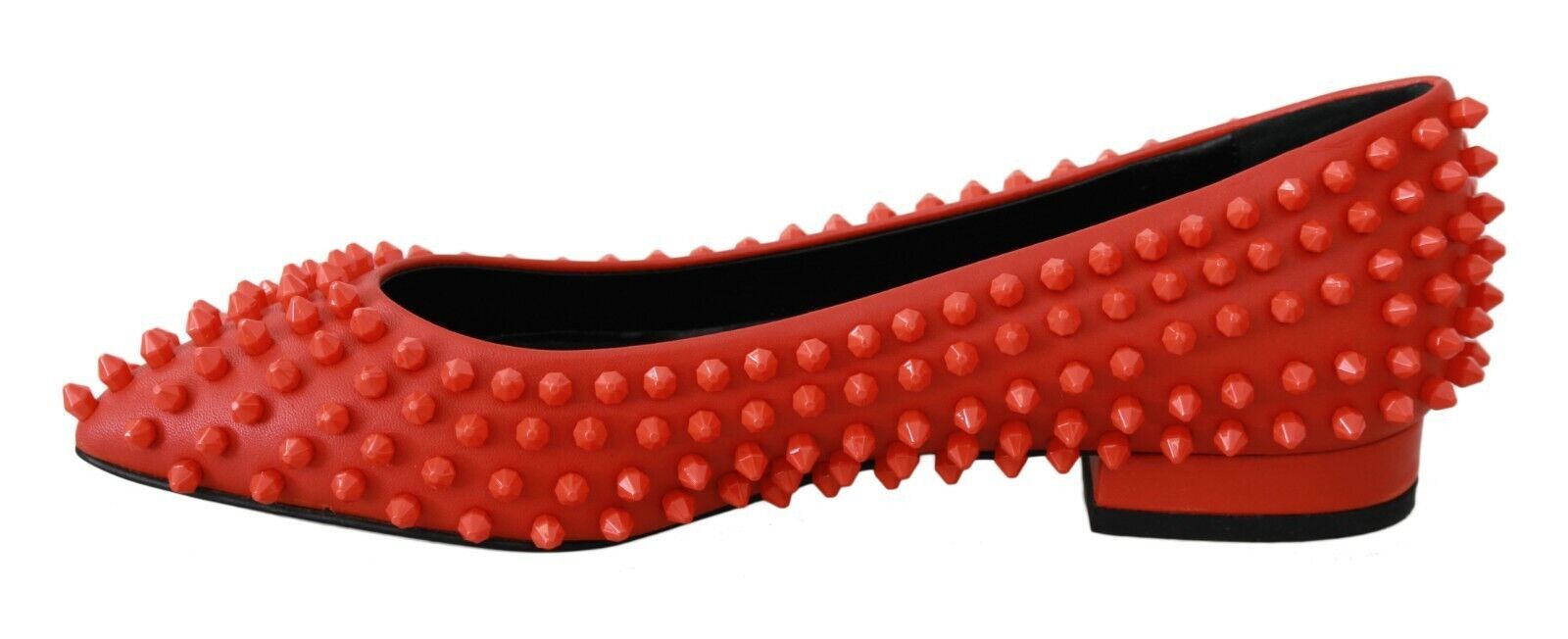 Philipp Plein Ballerines en cuir orange WHAT I DO