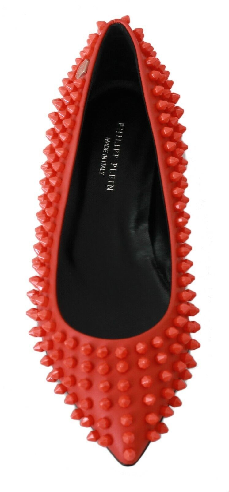 Philipp Plein Ballerines en cuir orange WHAT I DO