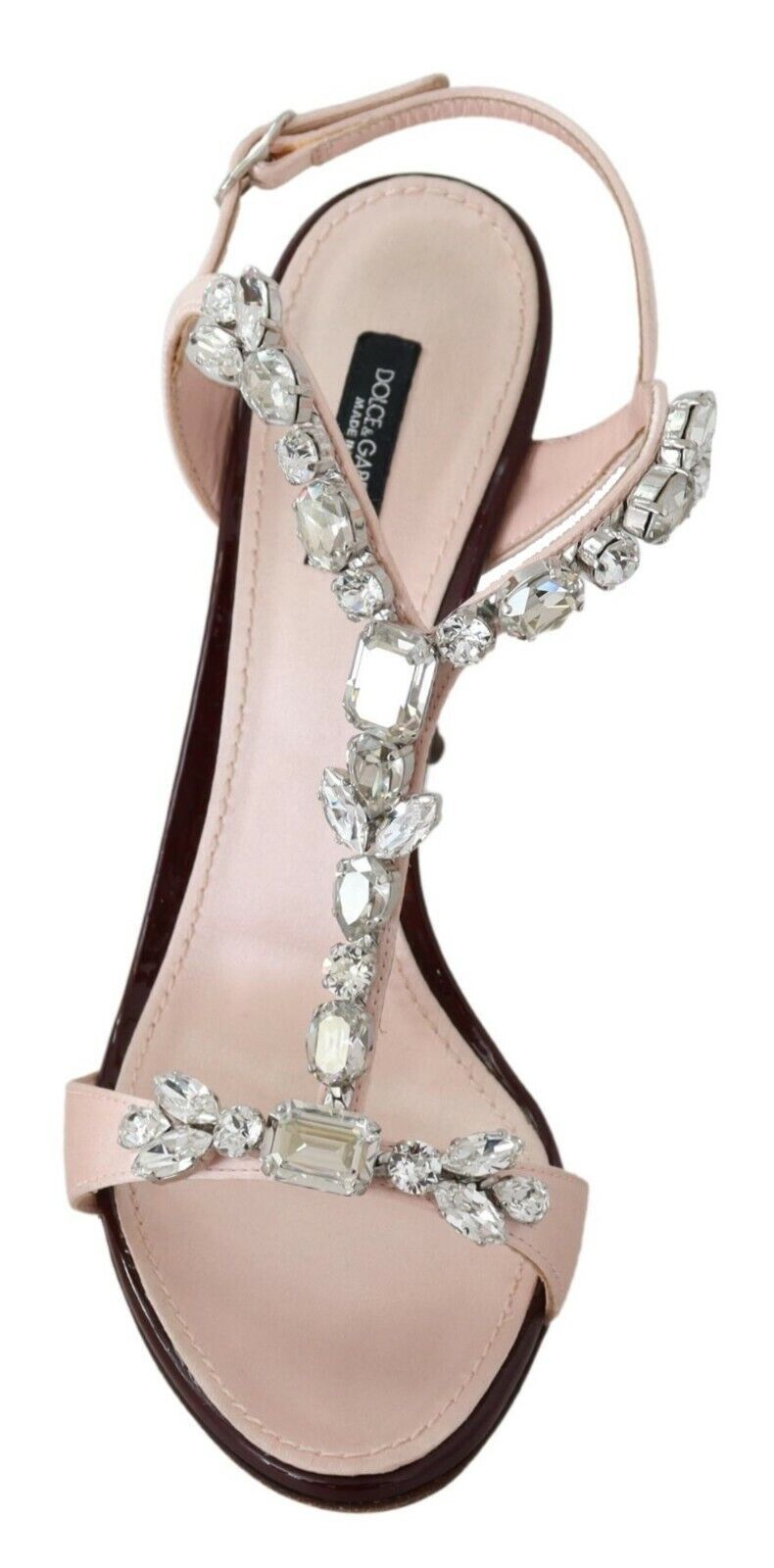 Sandales Keira à talons et cristaux roses Dolce & Gabbana