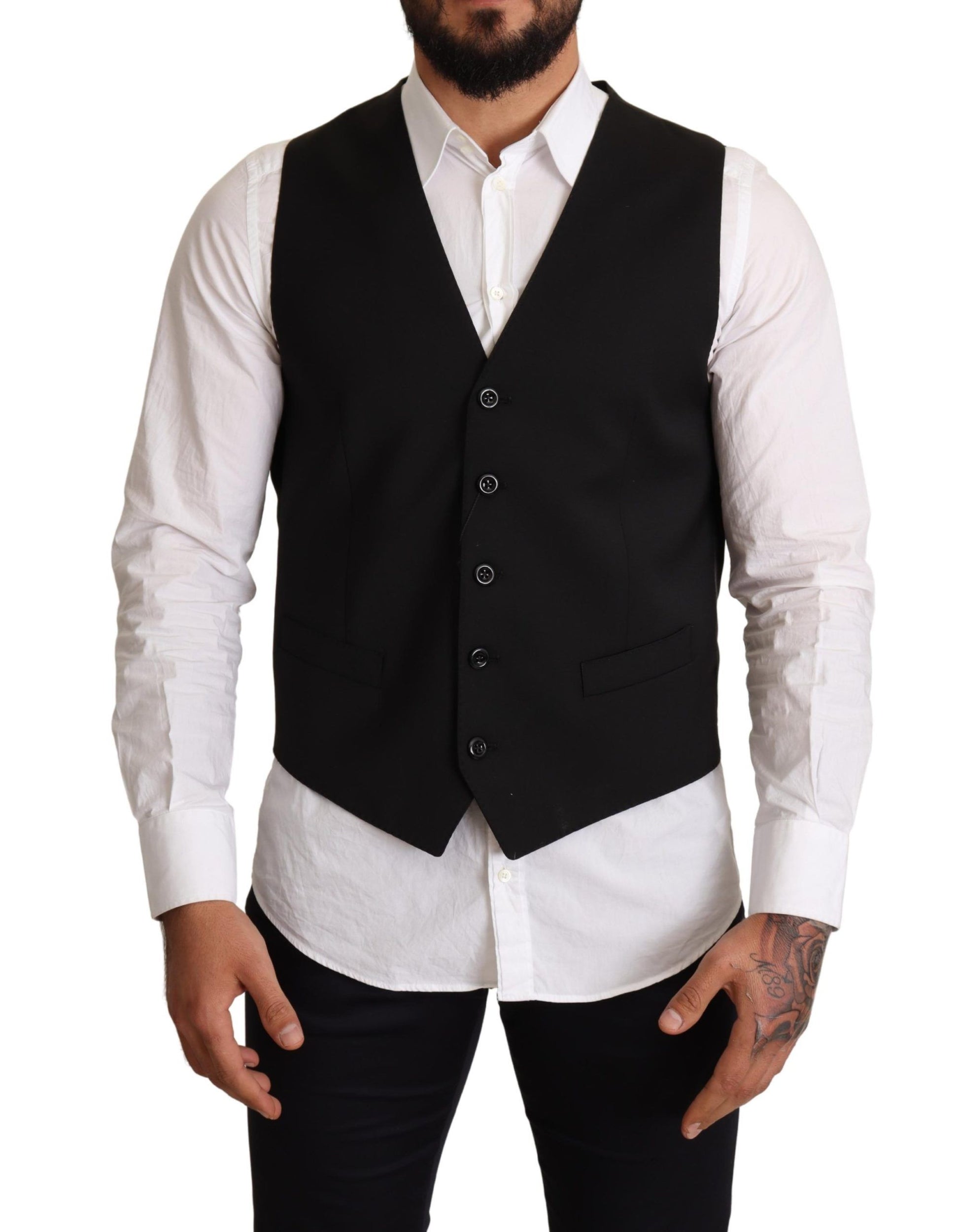 Gilet de costume Dolce & Gabbana noir