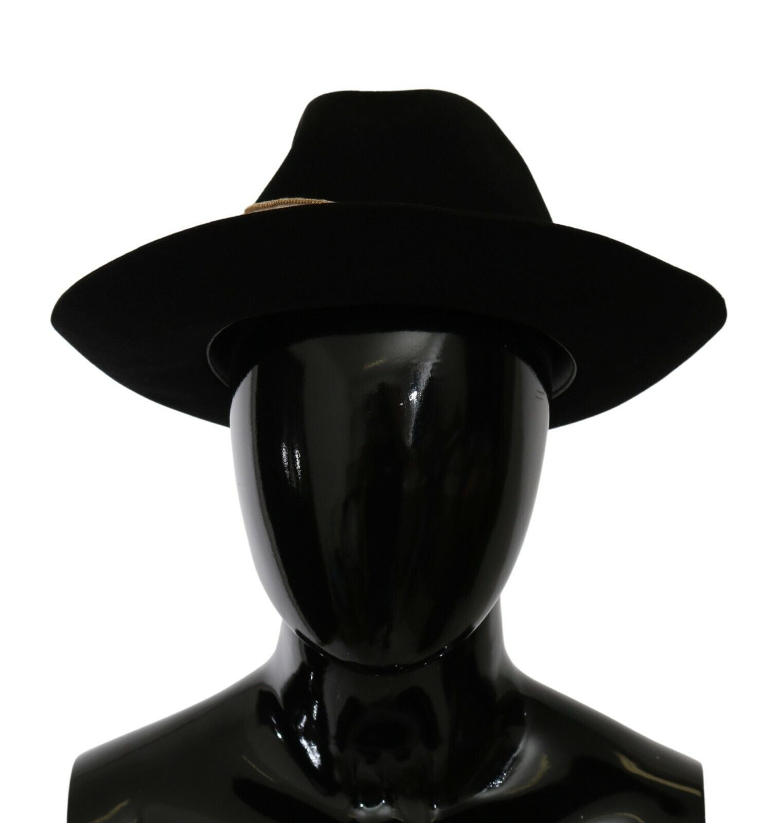 Chapeau Panama à larges bords Dolce & Gabbana en lapin noir Amor Gignit