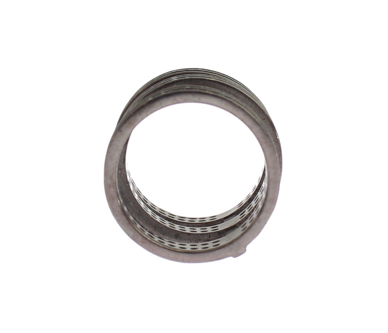 Nialaya Ring aus rhodiniertem 925er Silber mit schwarzen Zirkoniasteinen