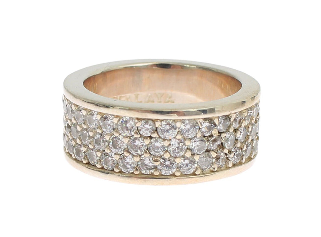 Nialaya Silber Damenring aus 925er Sterlingsilber mit Zirkonia
