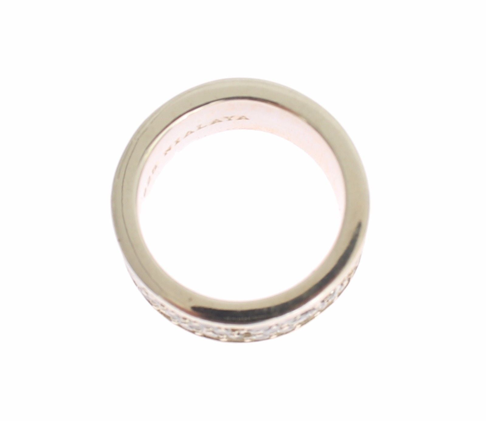 Nialaya Silber Damenring aus 925er Sterlingsilber mit Zirkonia