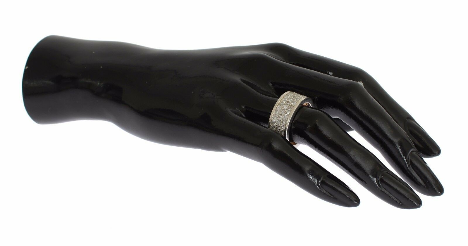 Nialaya Silber Damenring aus 925er Sterlingsilber mit Zirkonia
