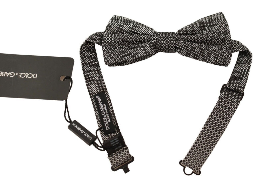 Nœud papillon papillon Dolce & Gabbana multicolore à motifs et réglable