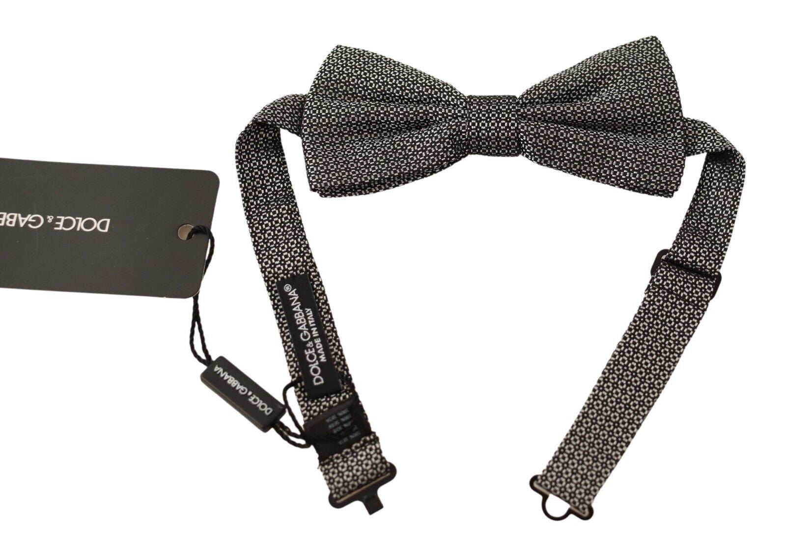 Nœud papillon papillon Dolce & Gabbana multicolore à motifs et réglable