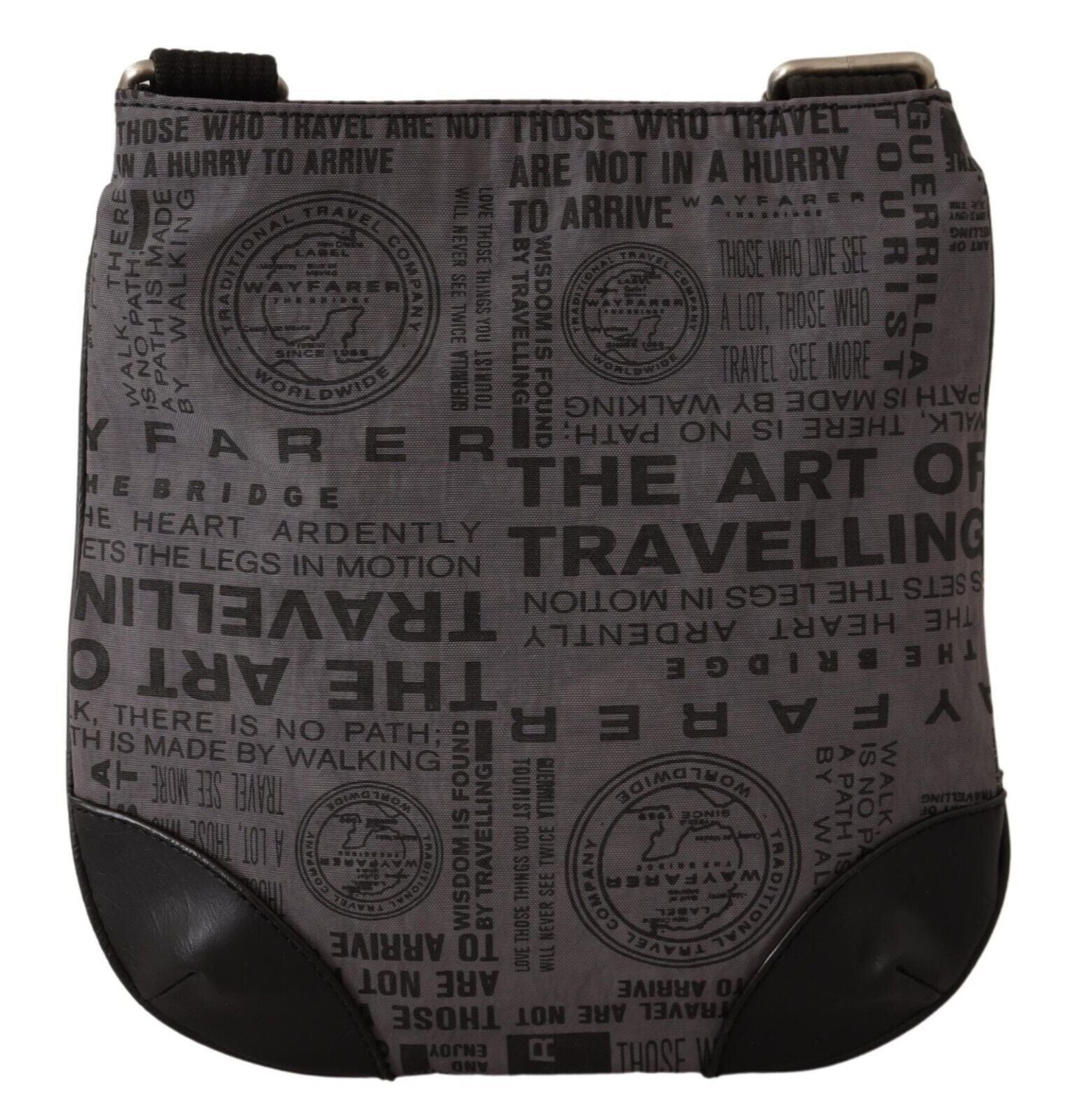 WAYFARER Schulter- und Umhängetasche mit Logo-Aufdruck in Grau