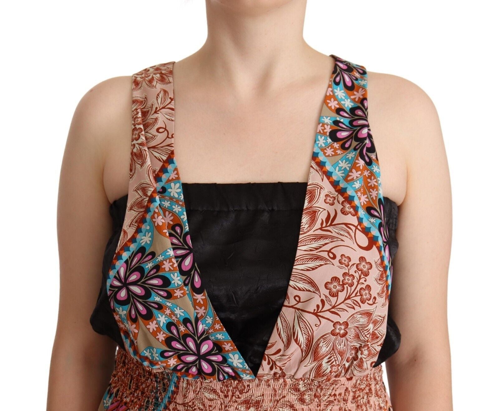 Robe-combinaison femme PINKO en viscose multicolore à imprimé floral