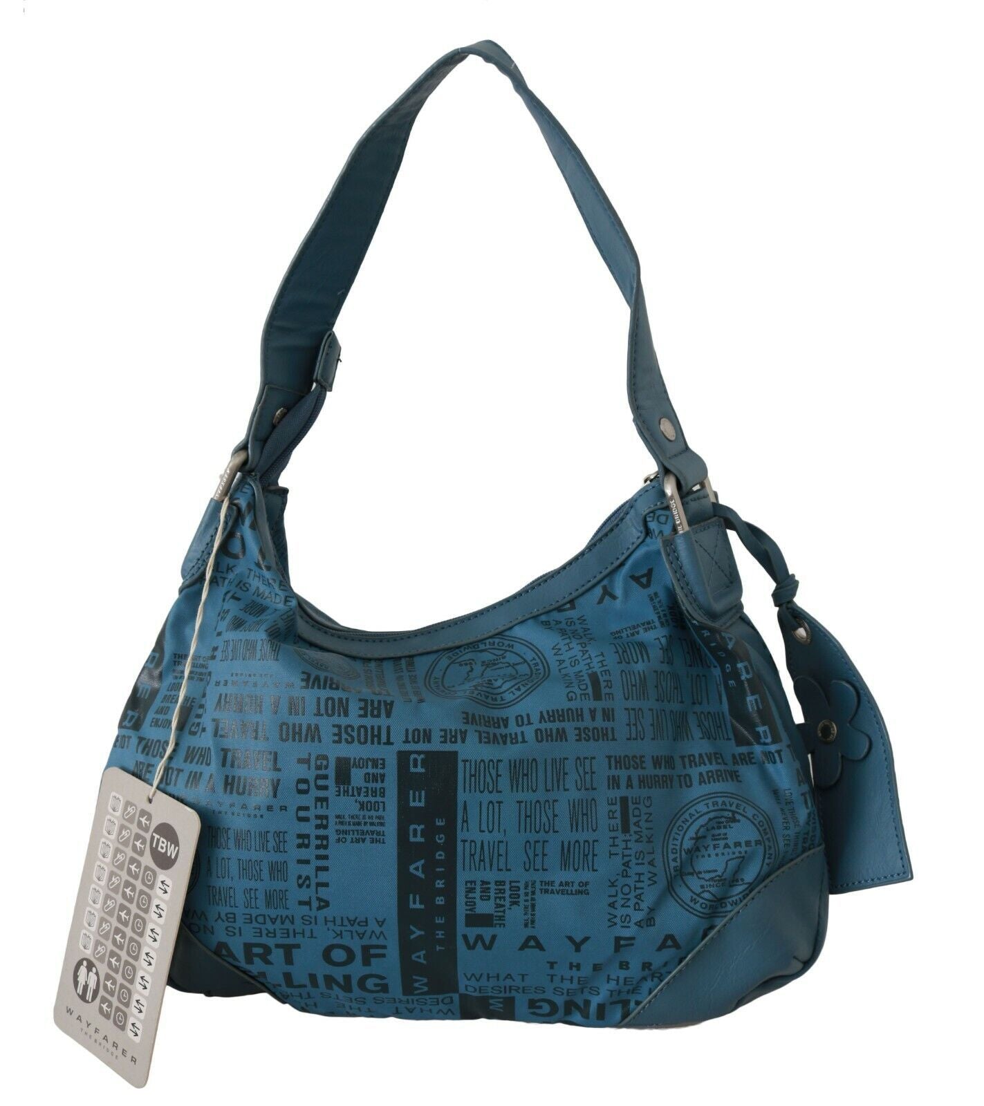 WAYFARER Schultertasche Bedruckte Geldbörse Damen Blau