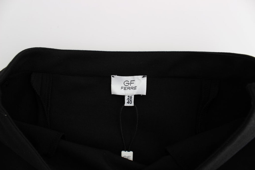 Jupe droite crayon noire GF Ferre