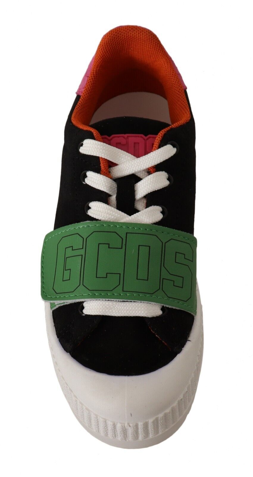 Baskets basses à lacets en daim multicolore GCDS pour femme