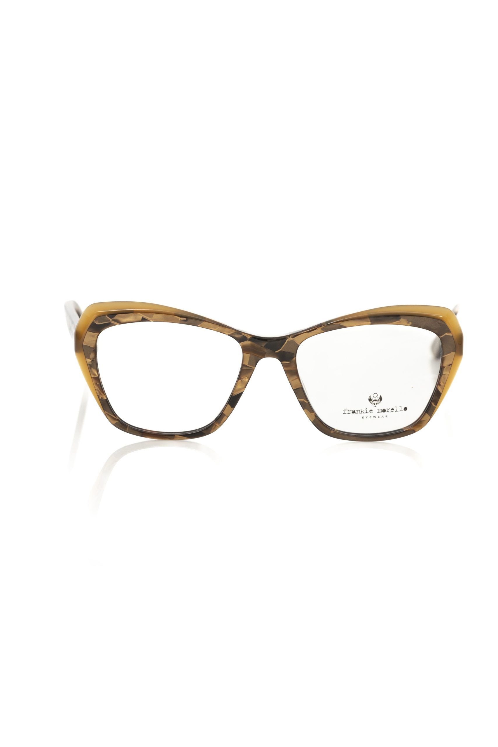 Monture de lunettes femme Frankie Morello en acétate beige