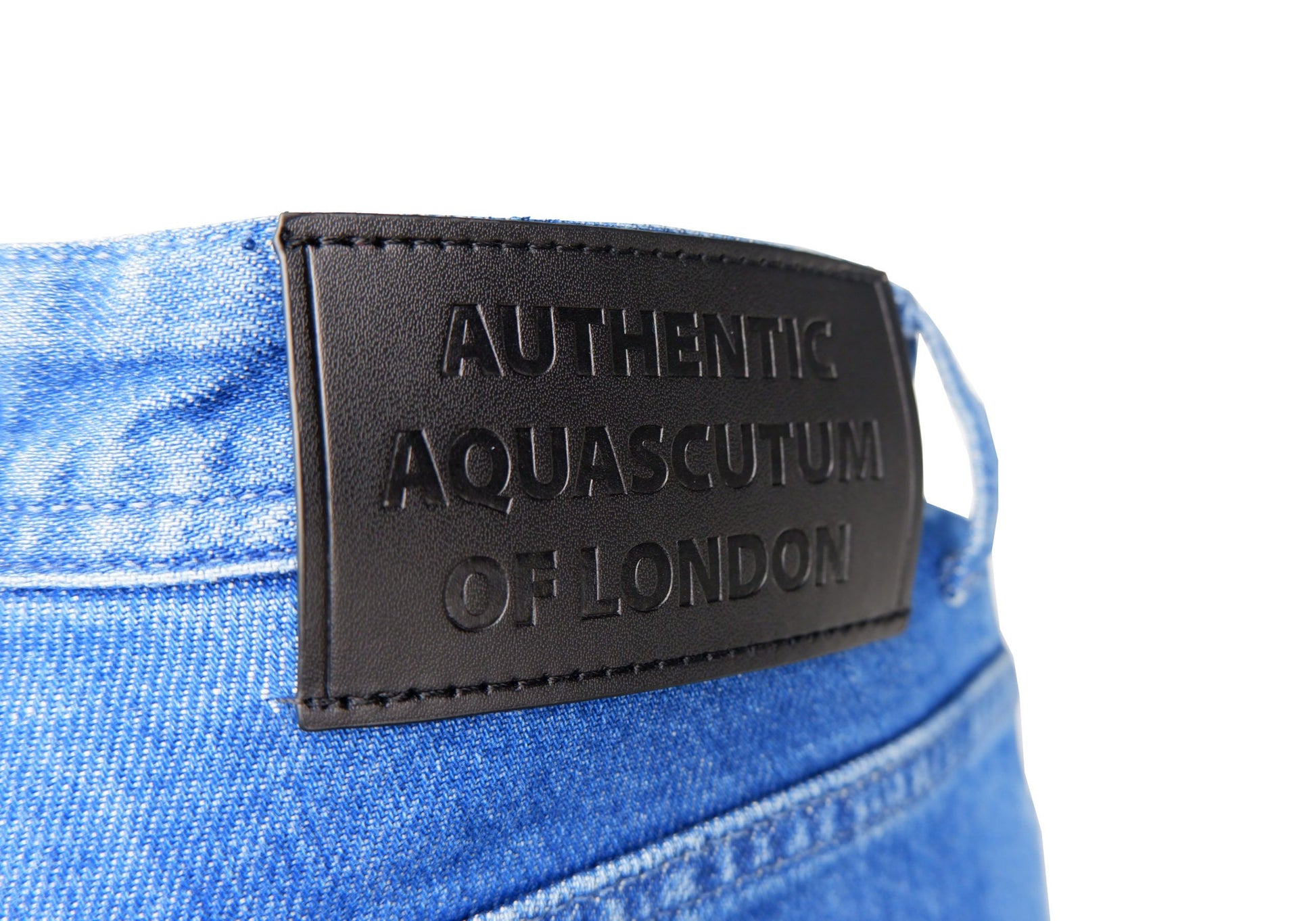 Aquascutum Hellblaue Herrenjeans aus Baumwolle