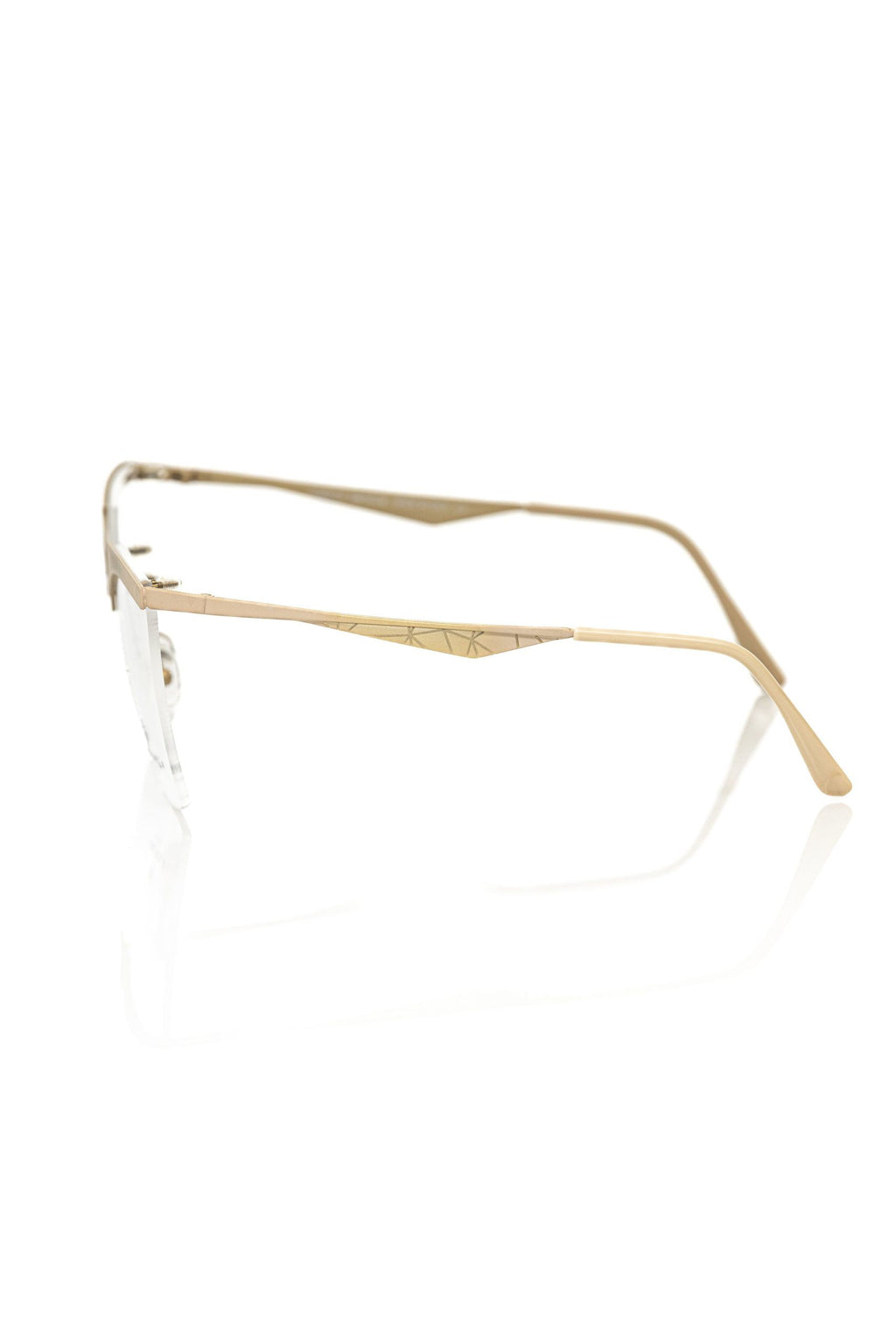 Monture de lunettes Frankie Morello marron métallique pour femme