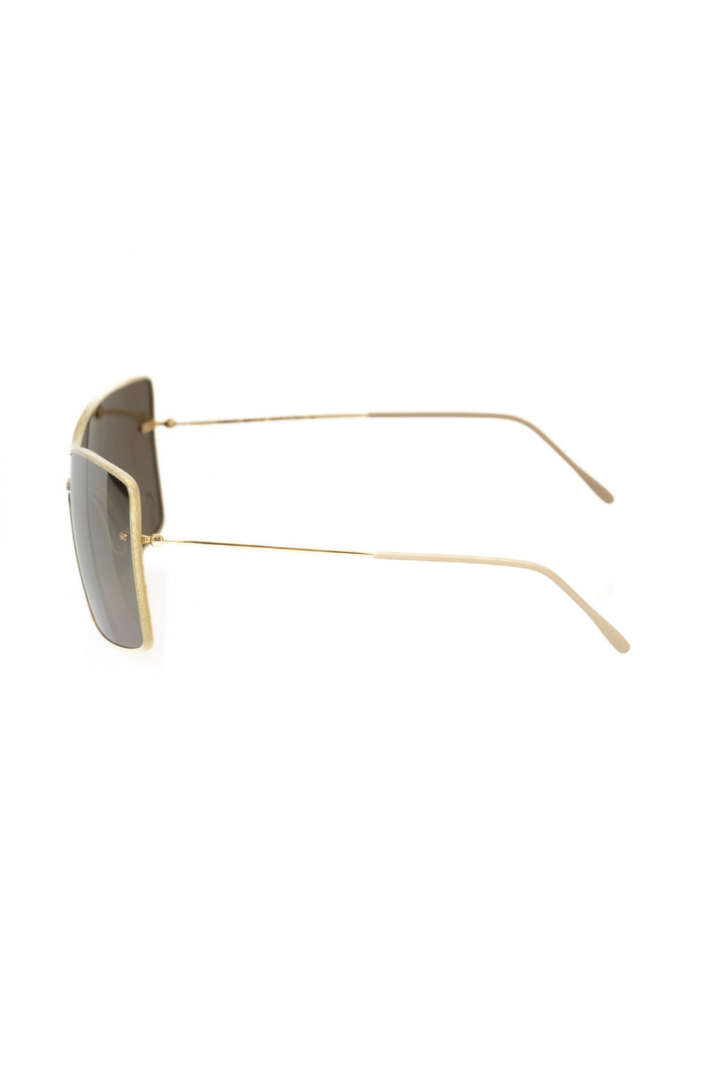 Frankie Morello Goldmetallic-Sonnenbrille für Damen
