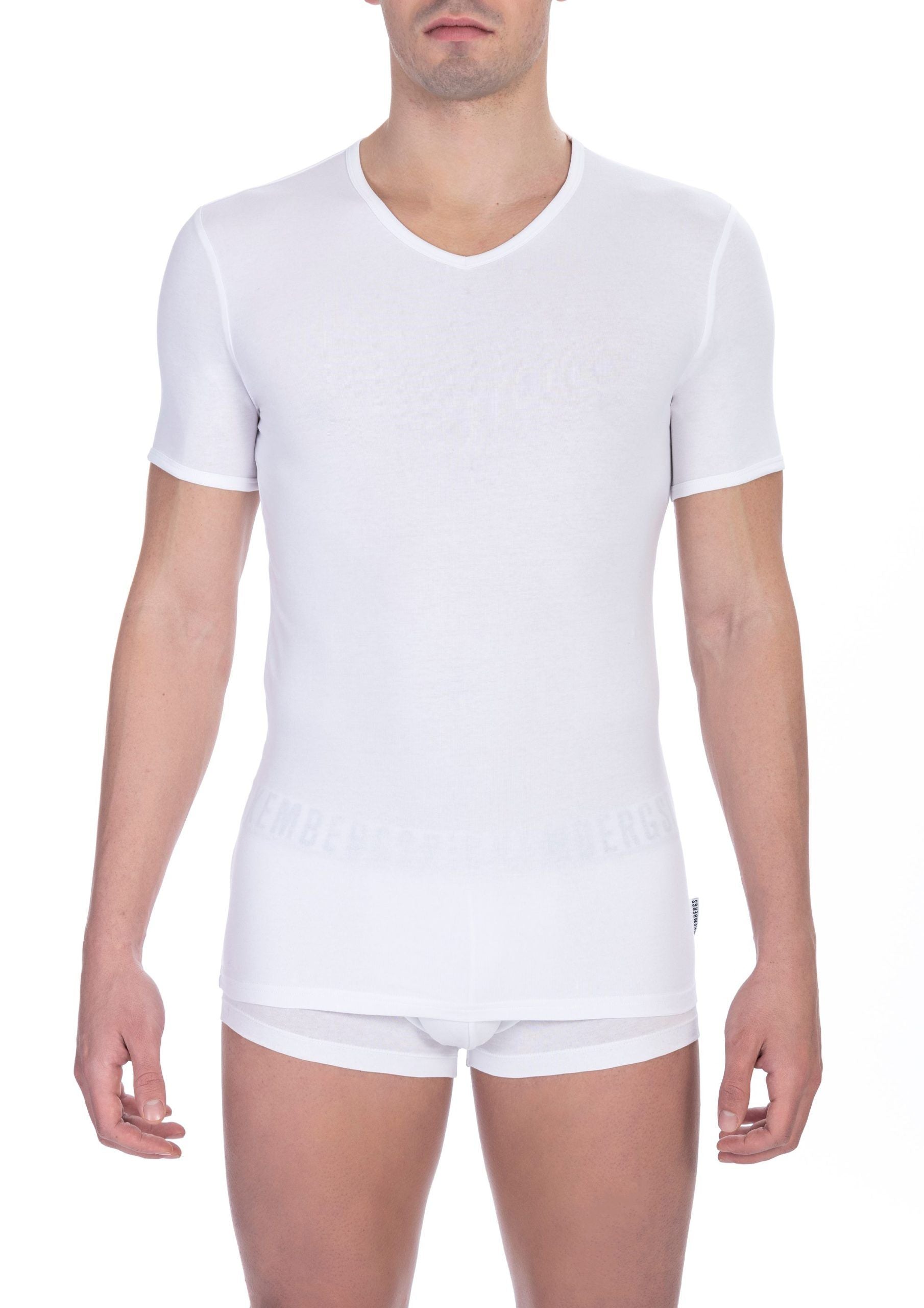 Bikkembergs Weißes Baumwoll-T-Shirt für Herren