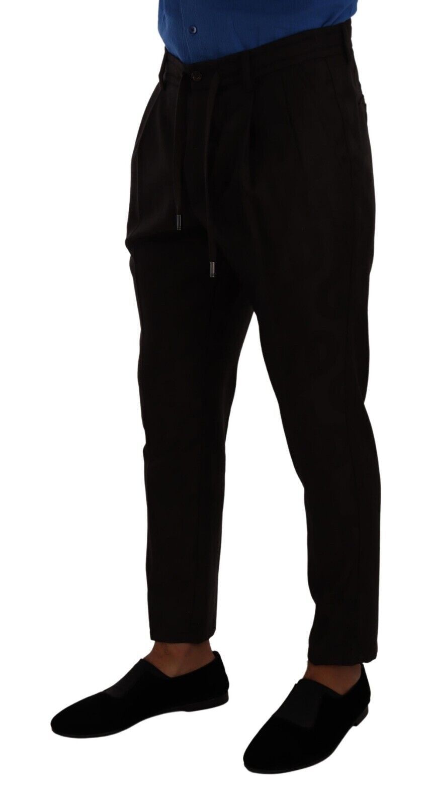 Pantalon slim homme en laine bordeaux Dolce & Gabbana