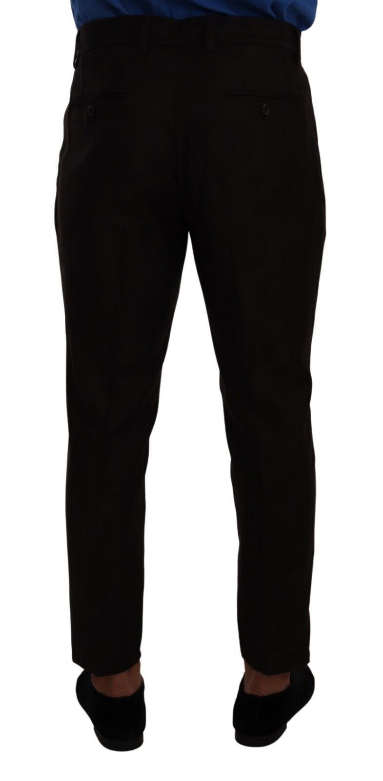 Pantalon slim homme en laine bordeaux Dolce & Gabbana