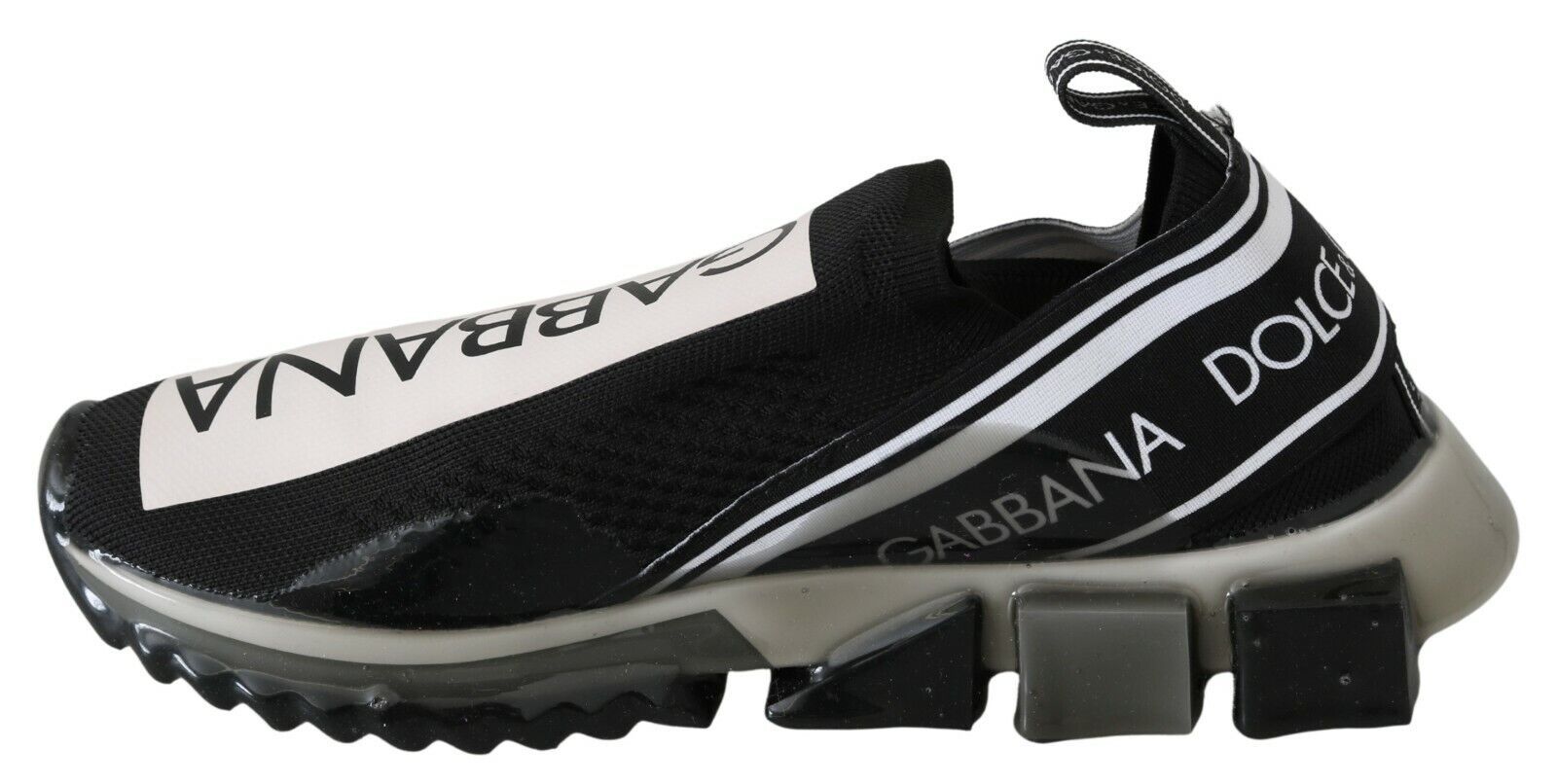 Baskets de sport extensibles Dolce & Gabbana noires et blanches SORRENTO