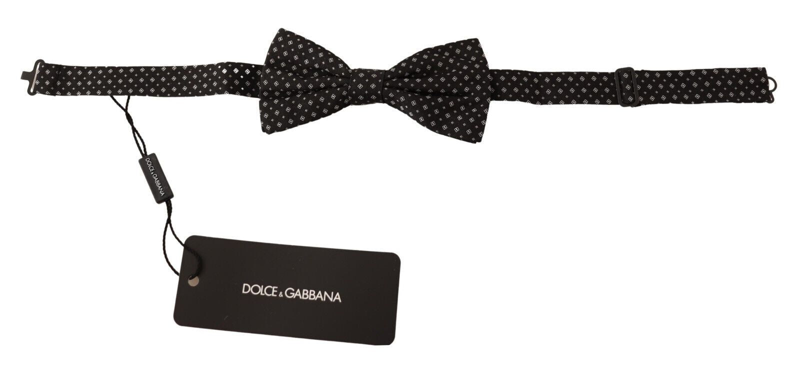 Nœud papillon réglable Dolce & Gabbana noir 100 % soie