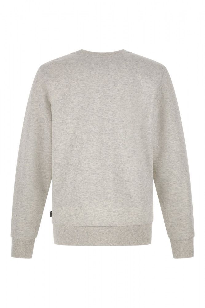 Sweat-shirt Hugo Boss en coton gris avec logo