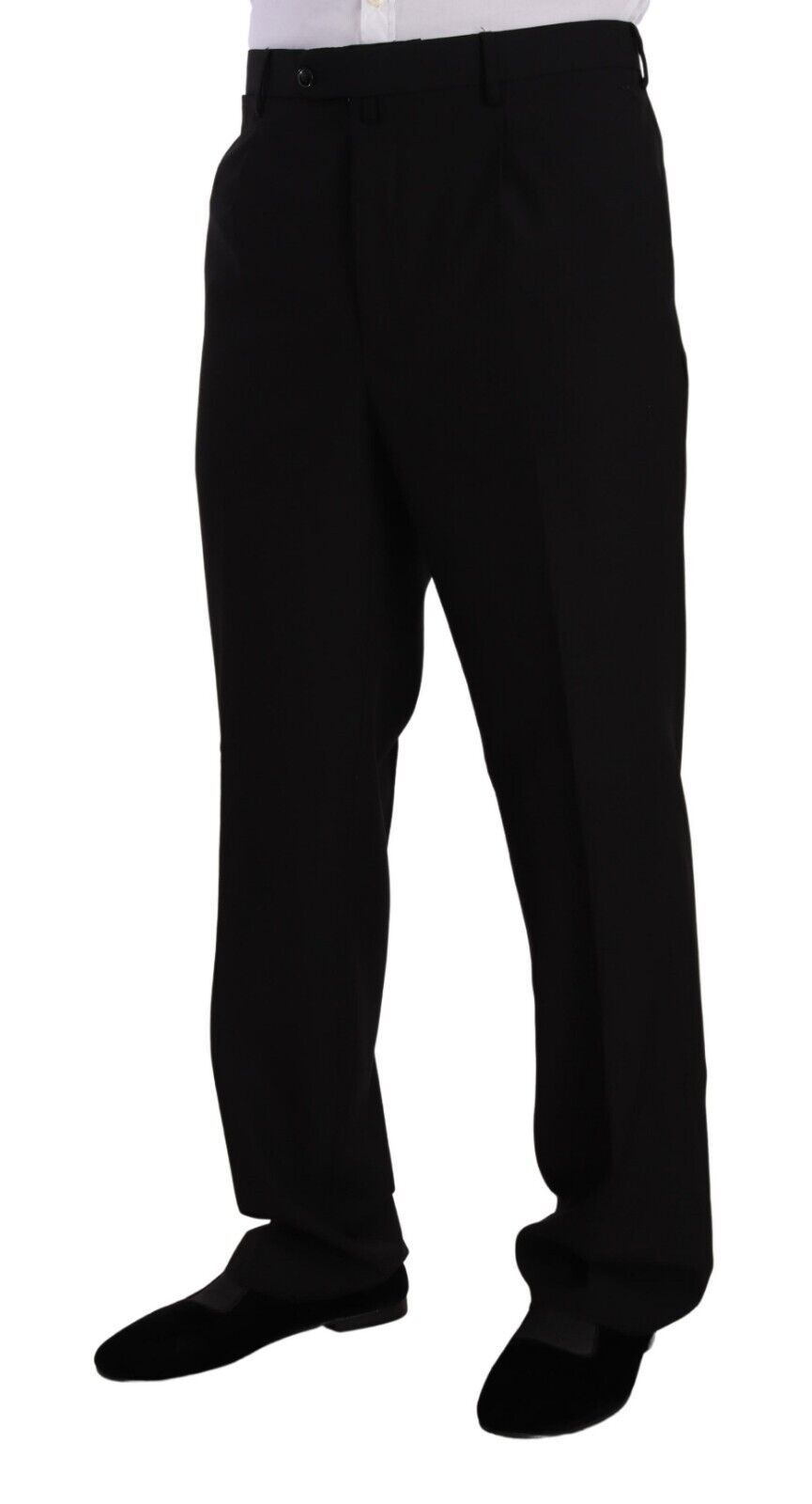 Costume de cérémonie simple boutonnage Domenico Tagliente en polyester noir
