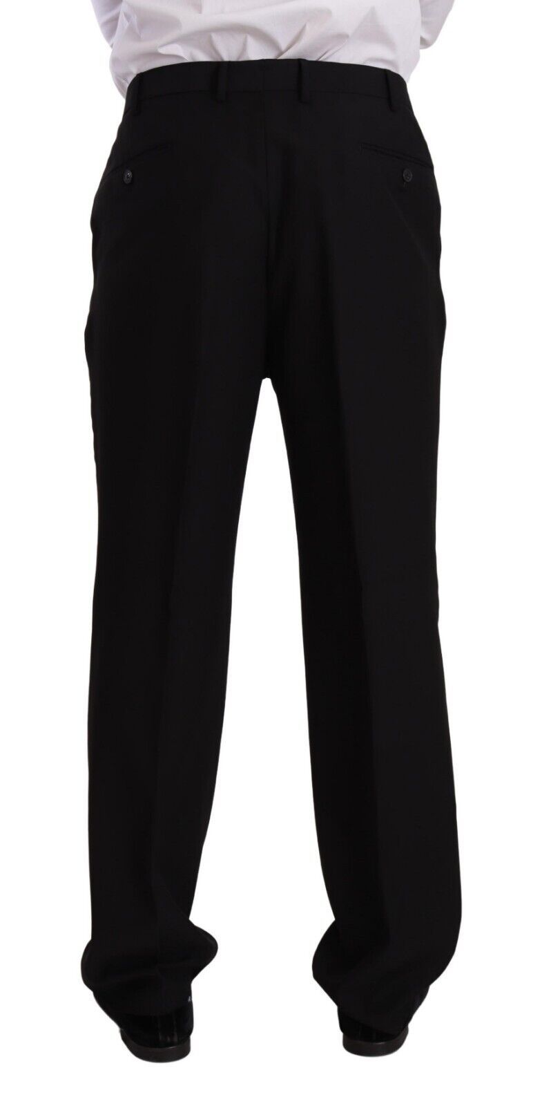 Costume de cérémonie simple boutonnage Domenico Tagliente en polyester noir