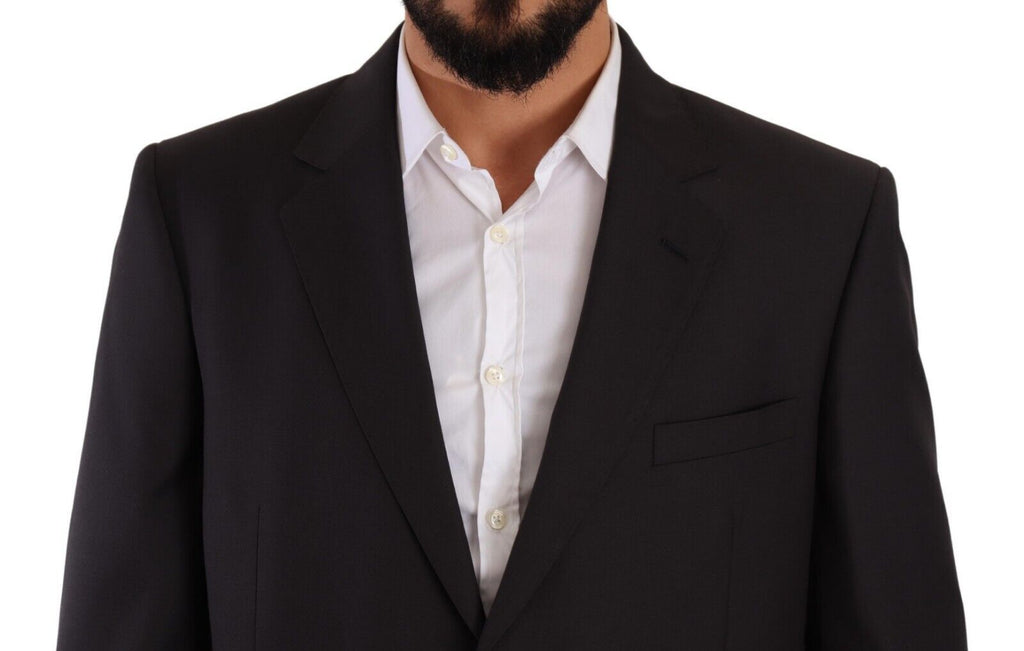 Costume de cérémonie simple boutonnage en polyester gris Domenico Tagliente
