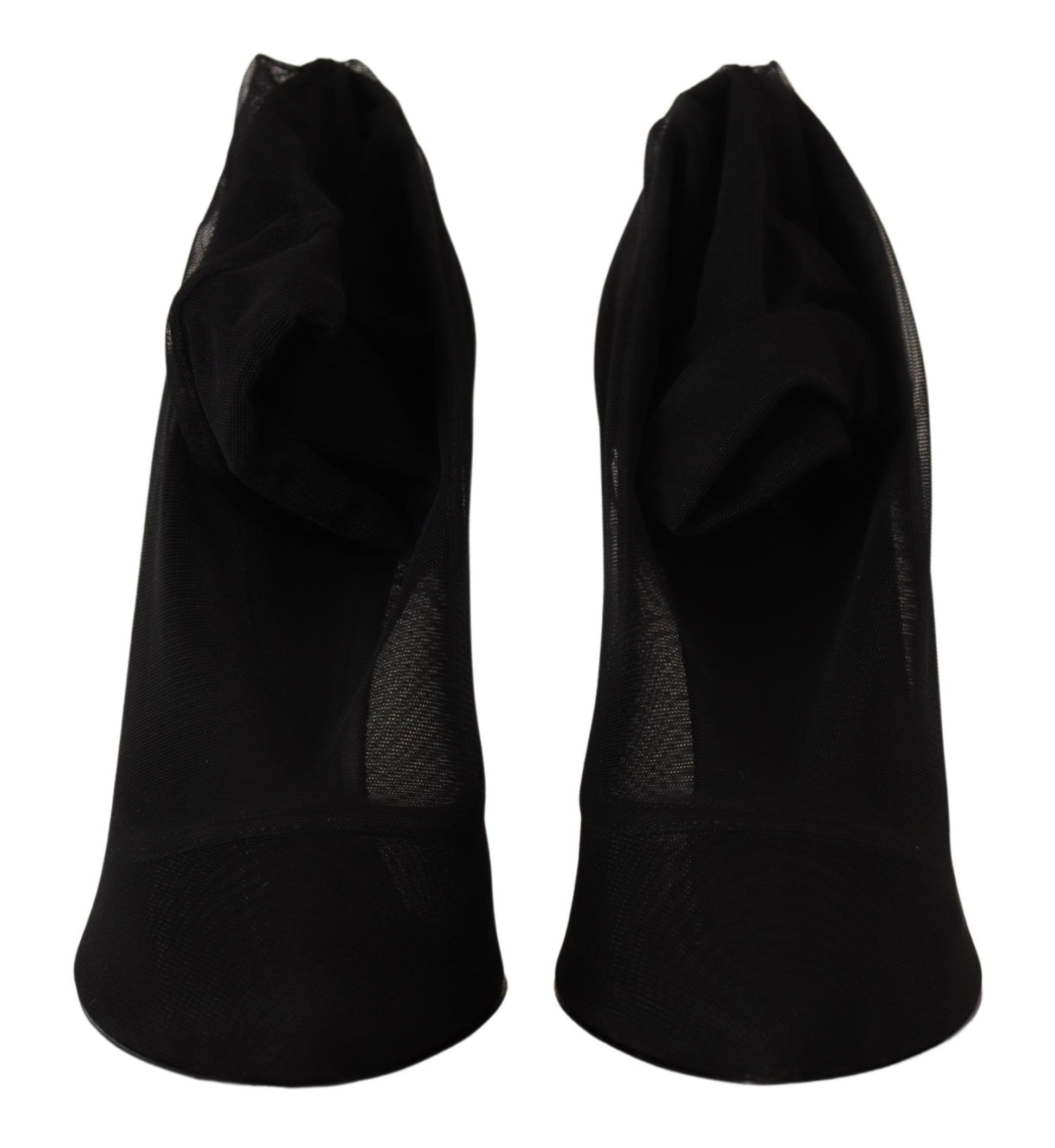 Chaussures à talons Dolce & Gabbana en tulle stretch noir