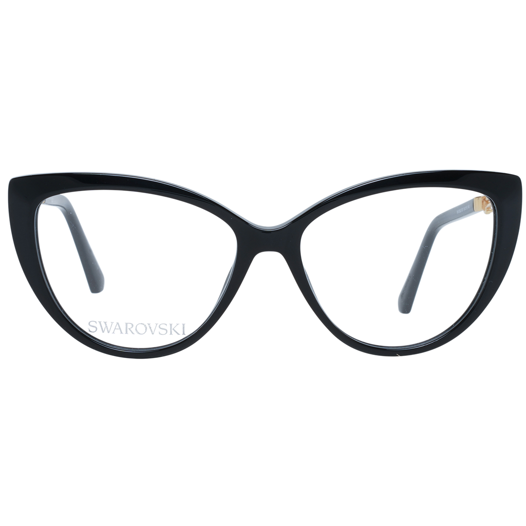 Swarovski Elegante schwarze Cat-Eye-Designerbrille