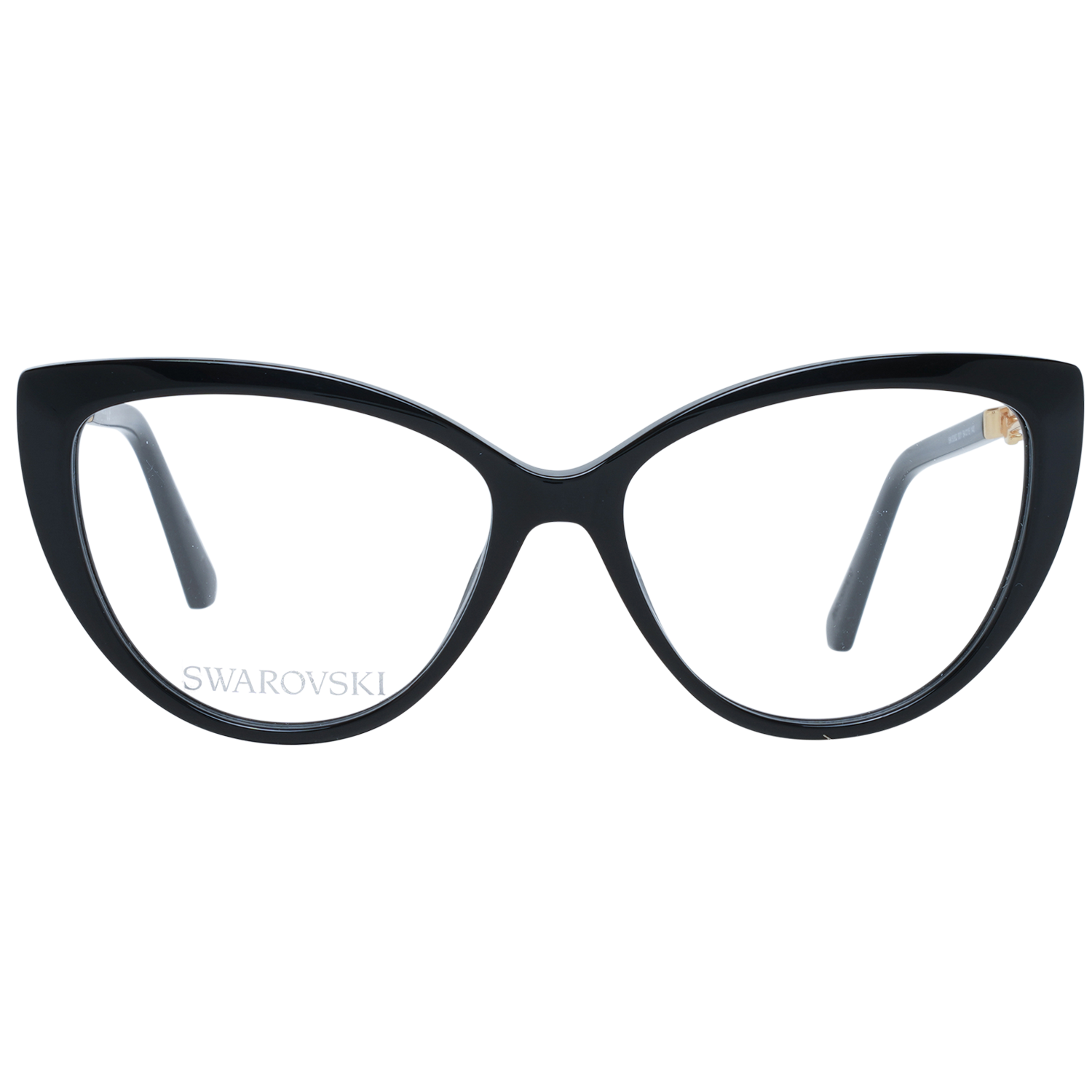 Swarovski Elegante schwarze Cat-Eye-Designerbrille