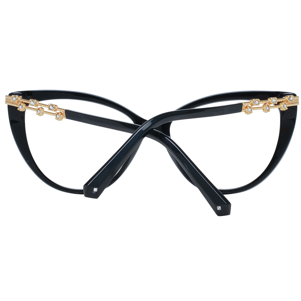 Swarovski Elegante schwarze Cat-Eye-Designerbrille