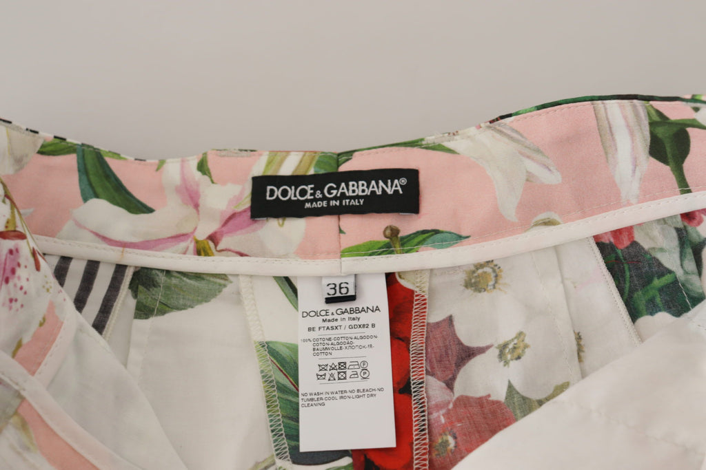 Shorts taille haute multicolores Dolce & Gabbana