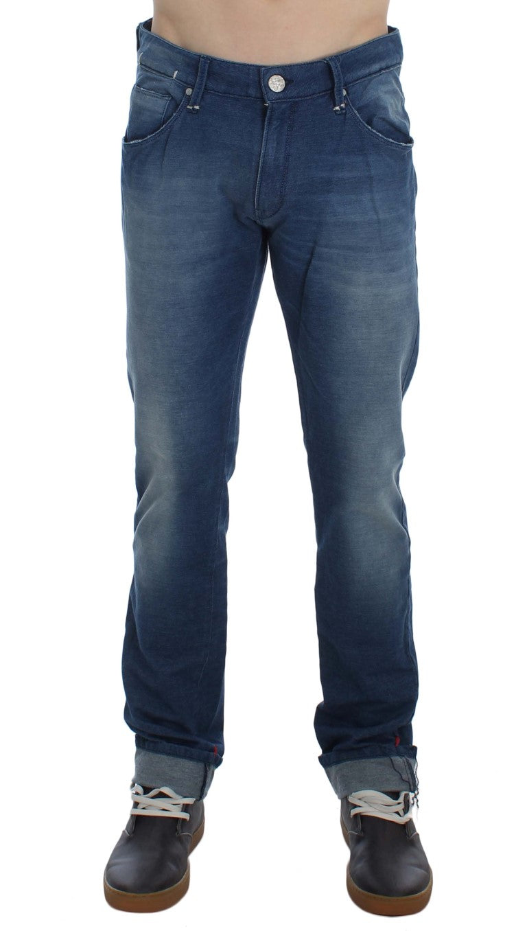Jean slim Acht Blue Wash en coton stretch