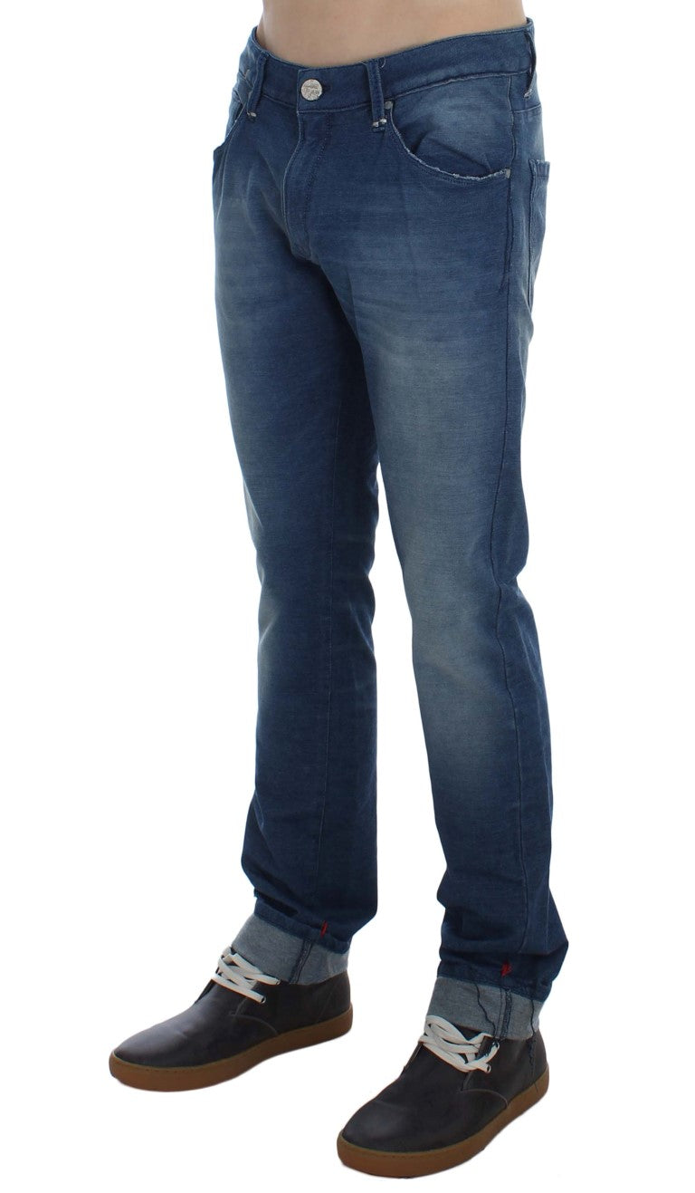 Jean slim Acht Blue Wash en coton stretch