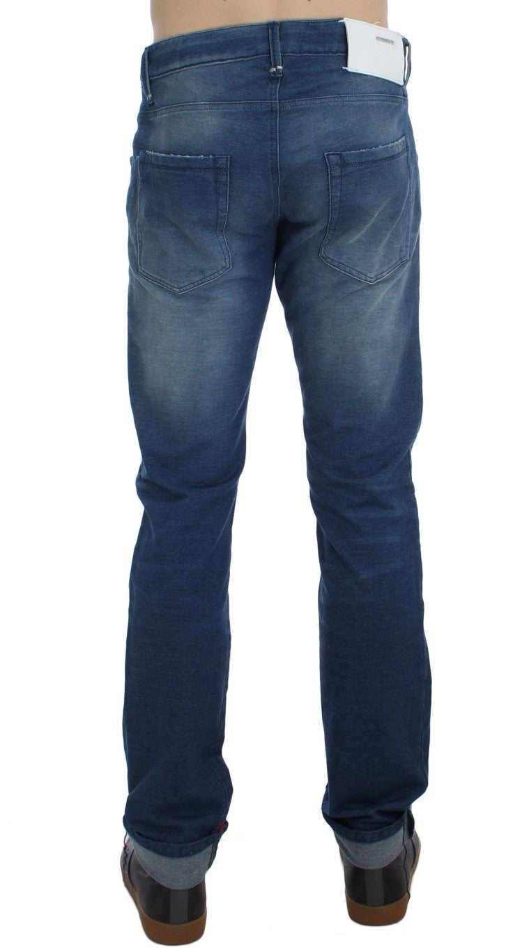 Jean slim Acht Blue Wash en coton stretch