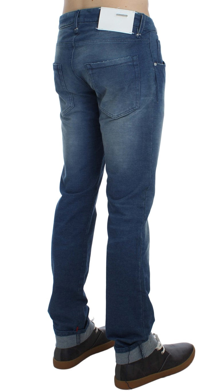 Jean slim Acht Blue Wash en coton stretch