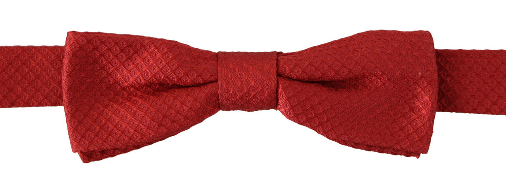 Nœud papillon Dolce & Gabbana en soie rouge 100 % réglable