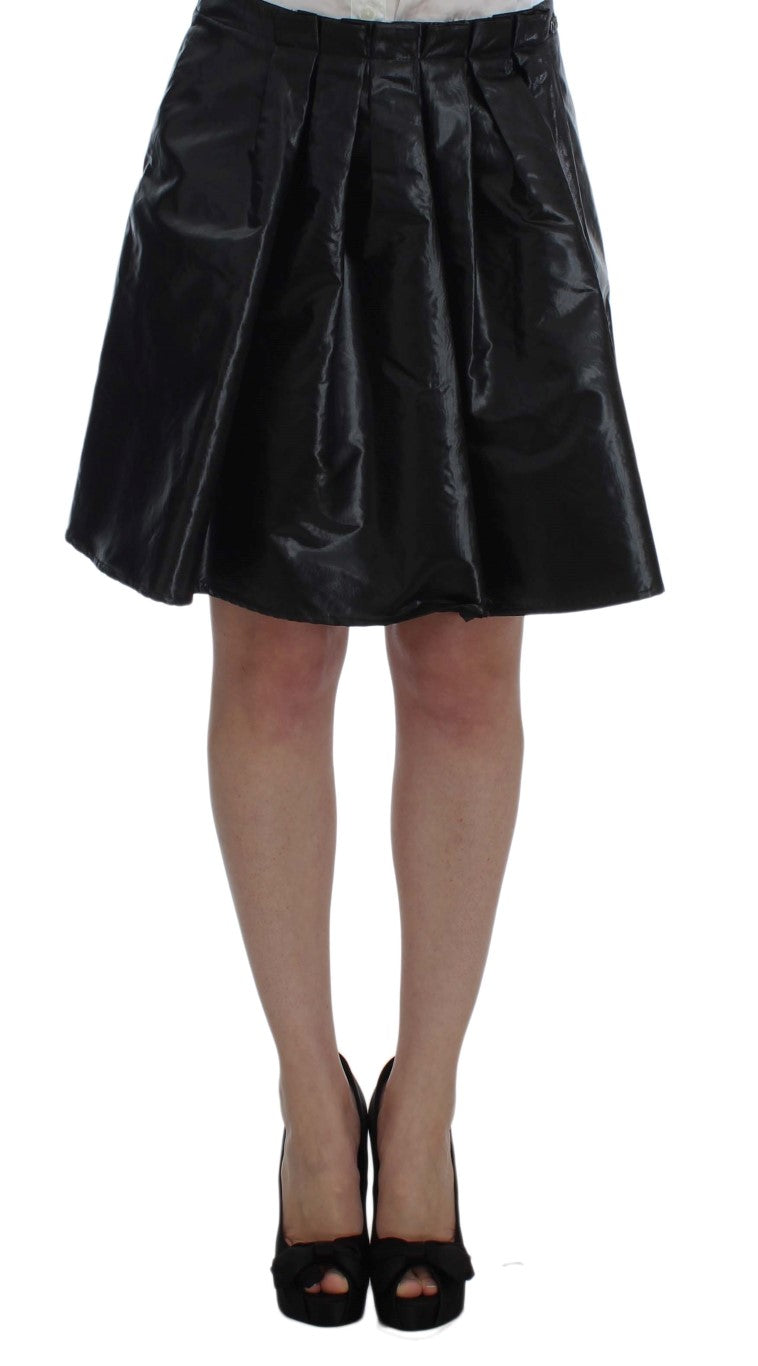 Exte Schwarz Blau Zweiteiliger Anzug Rock &amp; Blazer
