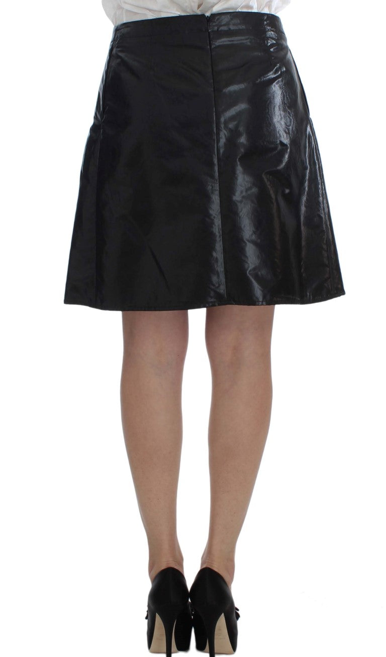 Exte Schwarz Blau Zweiteiliger Anzug Rock &amp; Blazer