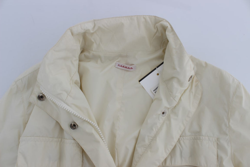 PAROSH – Wetterfester Trenchcoat in Beige