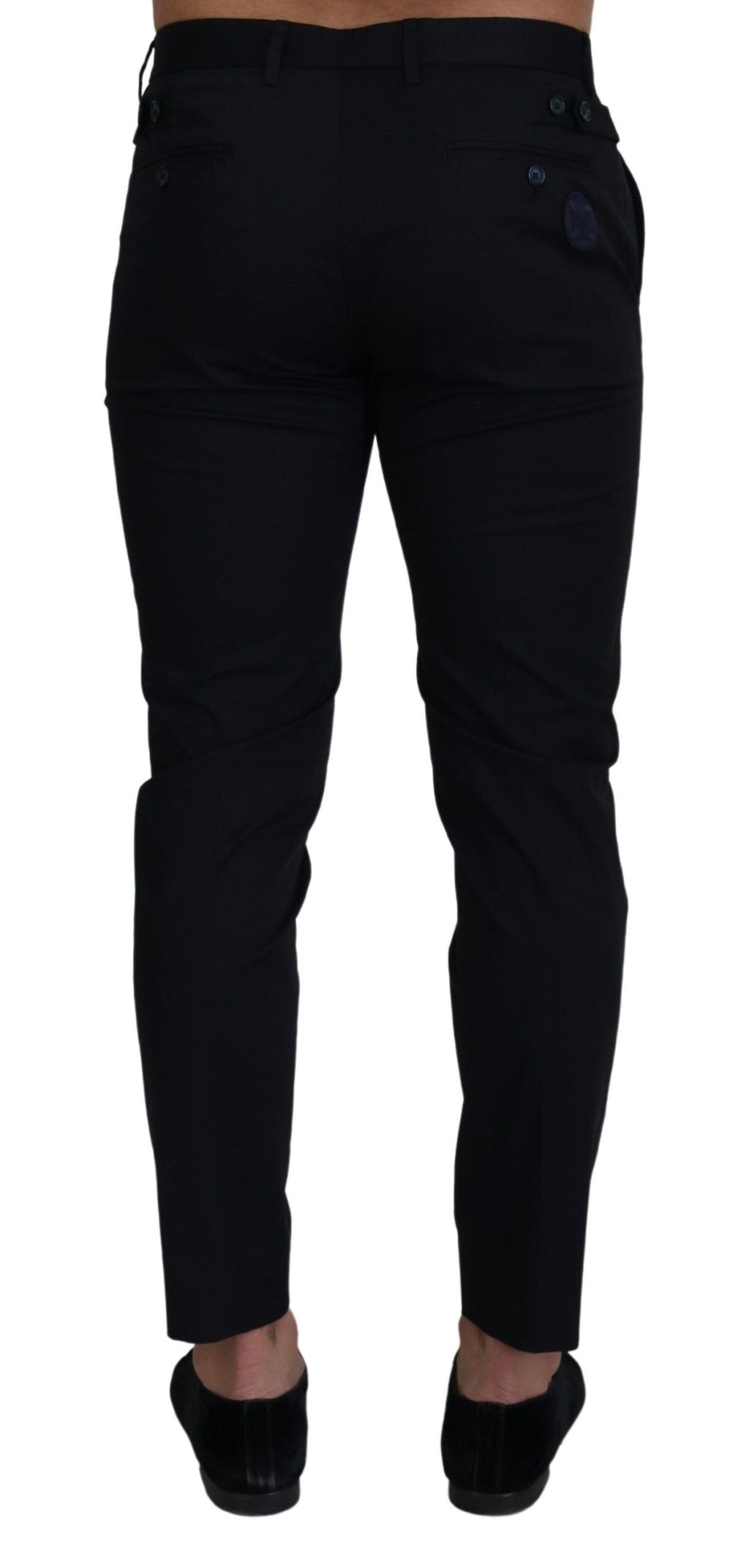 Pantalon slim Dolce & Gabbana en coton stretch bleu (chino)