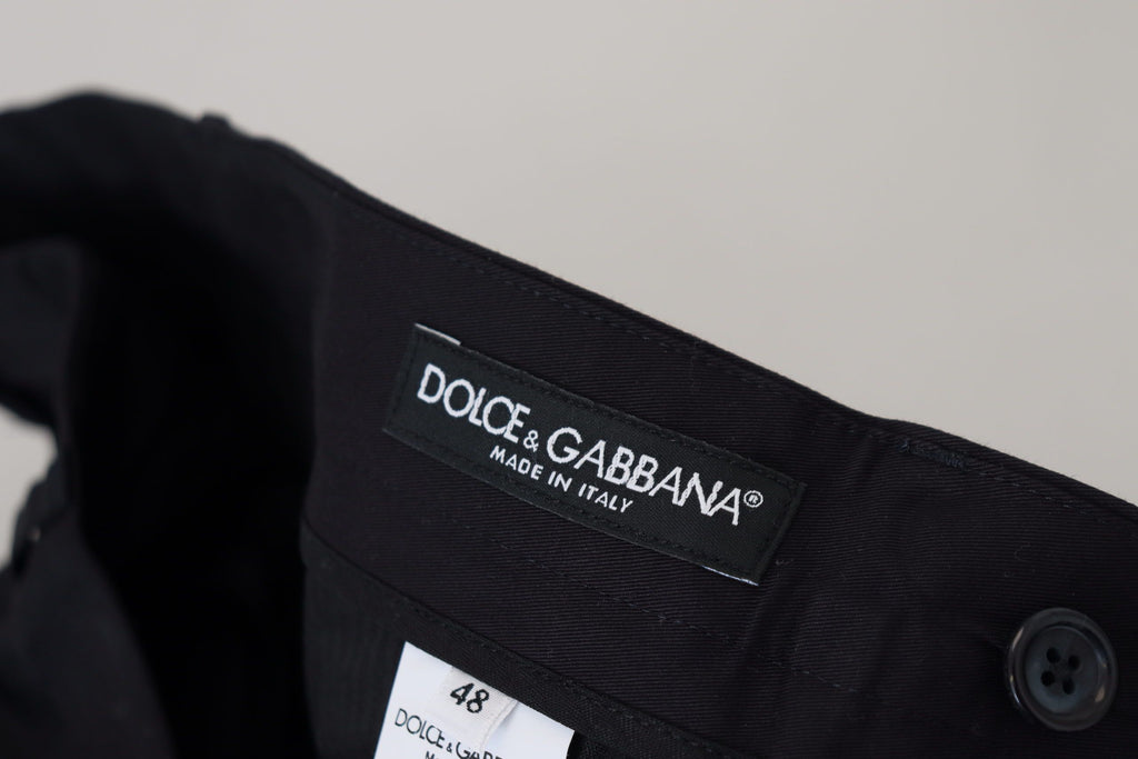 Pantalon slim Dolce & Gabbana en coton stretch bleu (chino)
