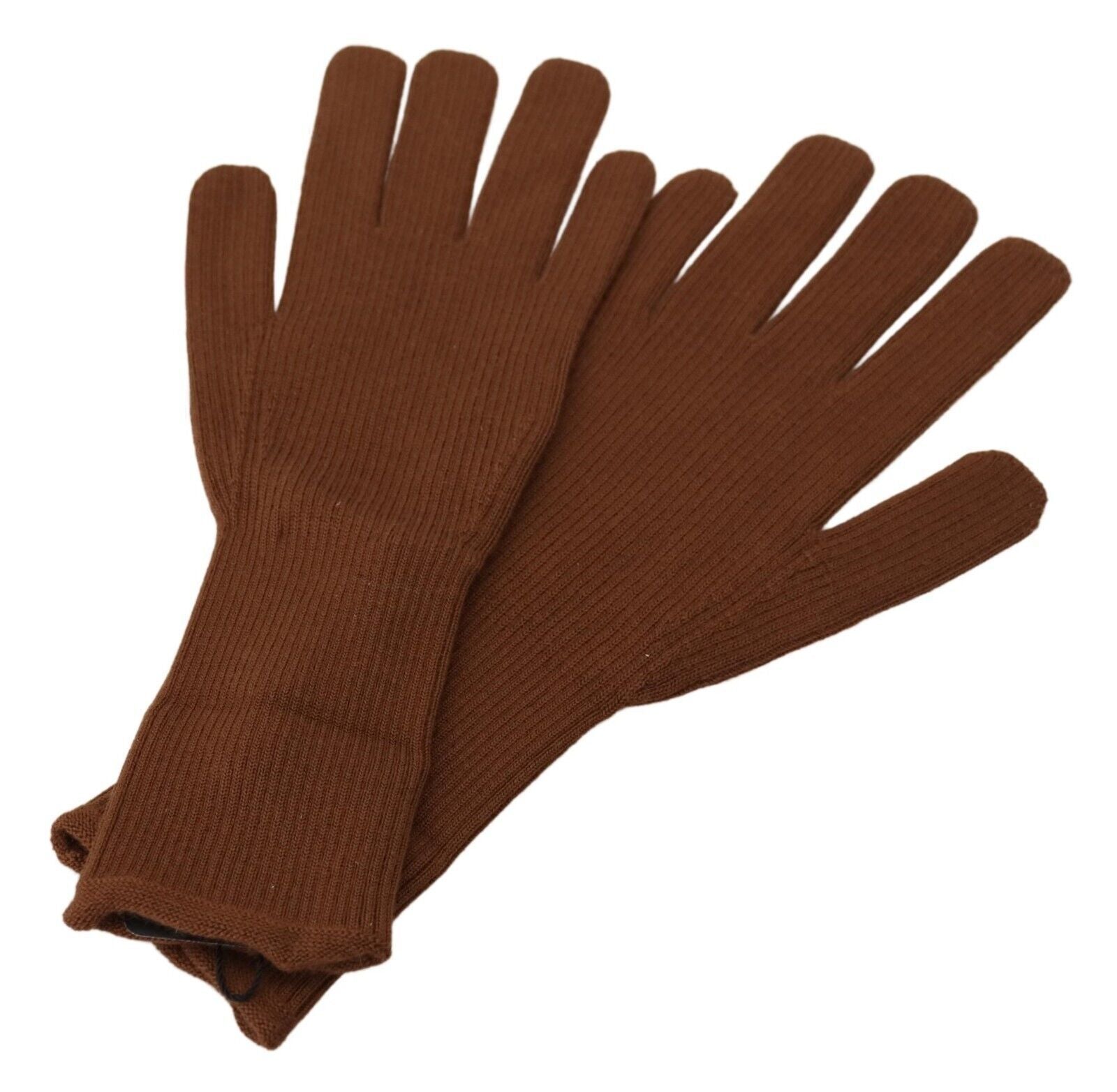 Dolce &amp; Gabbana Elegante braune Winterhandschuhe aus Kaschmir
