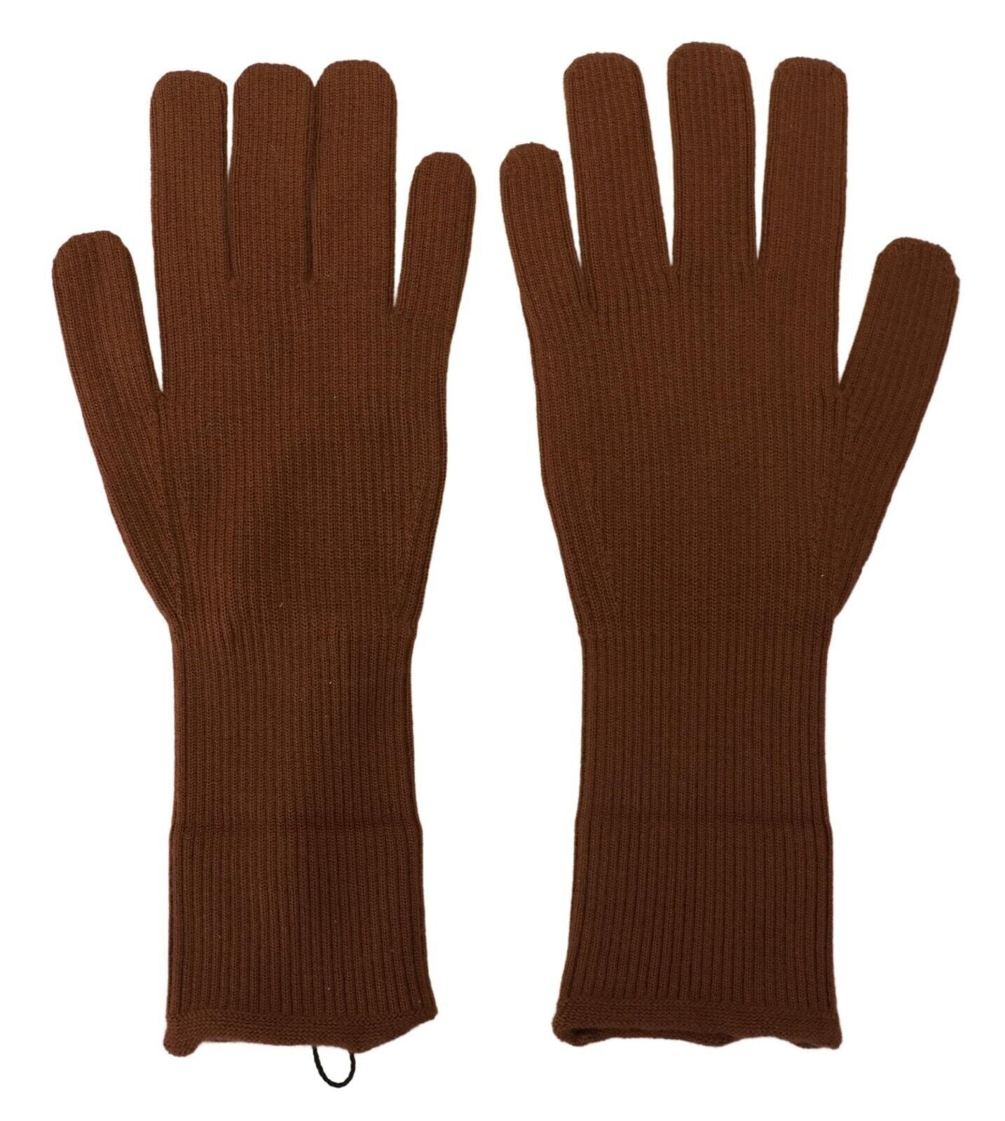Dolce &amp; Gabbana Elegante braune Winterhandschuhe aus Kaschmir