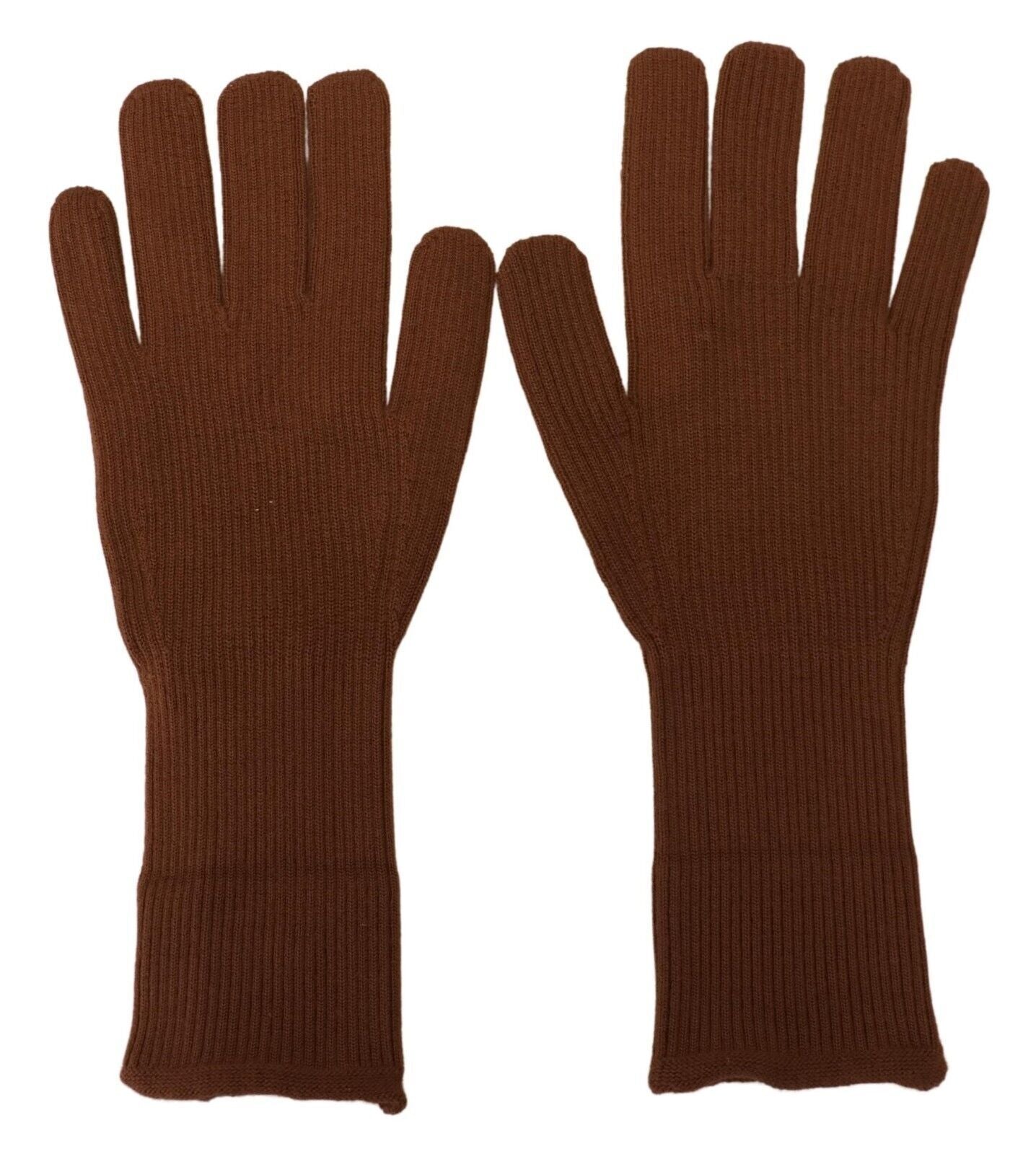Dolce &amp; Gabbana Elegante braune Winterhandschuhe aus Kaschmir