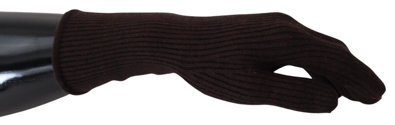 Dolce &amp; Gabbana Elegante braune Handschuhe aus Seidenkaschmir